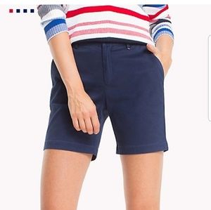 NWOT Tommy Hilfiger Blue Chino Casual Shorts 0